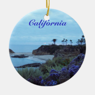 Décoration En Céramique Vue de plage de la Californie