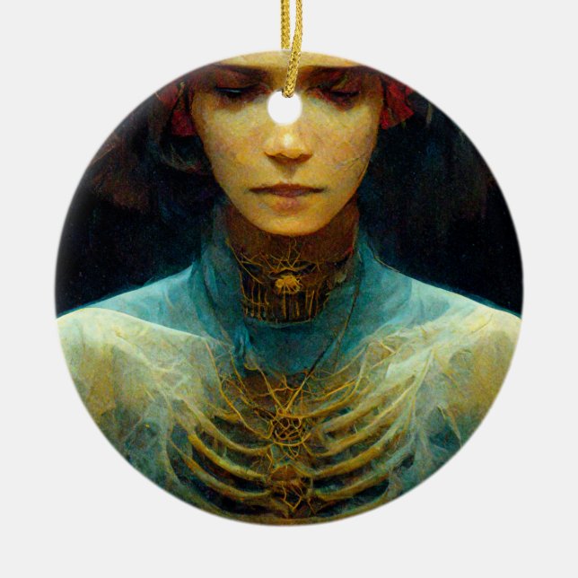 Décoration En Céramique Vue interne Imaginaire Sci-Fi (Devant)