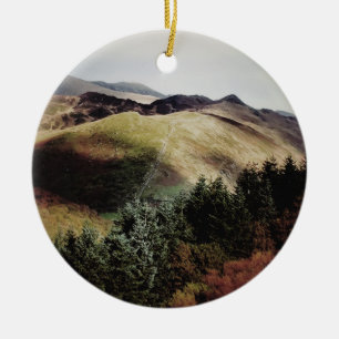 DÉCORATION EN CÉRAMIQUE VUES DE MONTAGNES DU PAYS DE GALLES