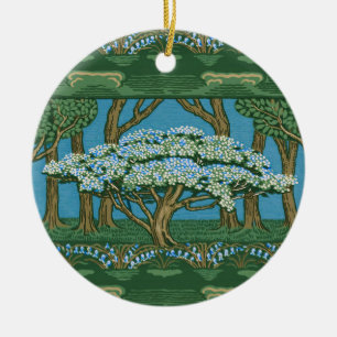 Décoration En Céramique Walter Crane Papier peint vintage forêt de mai arb