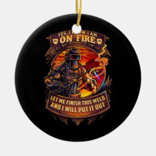 Décoration En Céramique Welder Funny Saying