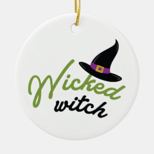 Décoration En Céramique Wicked Witch Casquette