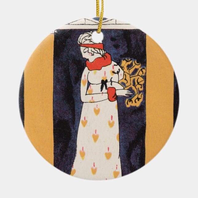 Décoration En Céramique Wiener Werkstätte No. 887  (Devant)