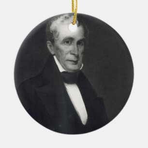 Décoration En Céramique William Henry Harrison, 9ème président de l'unio