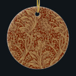 Décoration En Céramique William Morris Arcadia Floral Garden Flower Classi<br><div class="desc">Ce design botanique Arcadia Flower (1889) est basé sur le classique William Morris (1834-1896) Arcadia motif pour sa ligne de papier peint victorien anglais. Conçu par la fille de William Morris,  May Morris,  pour la compagnie William Morris. Un magnifique feuillage riche.</div>