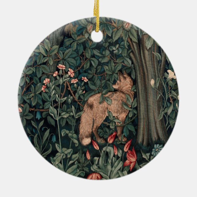 Décoration En Céramique William Morris Faune sauvage Fox (Dos)