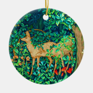 Décoration En Céramique William Morris Forest Deer Tapestry Imprimer