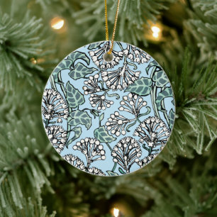 Décoration En Céramique William Morris Jasmine et Motif Feuille