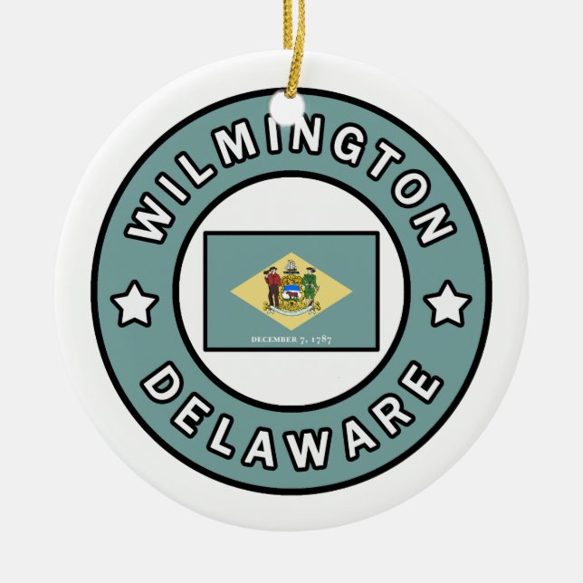Décoration En Céramique Wilmington Delaware (Devant)