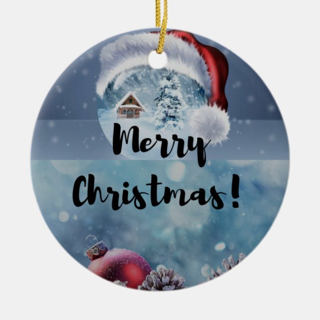 Décoration En Céramique Winter Pine Tree Ornament - Holiday Keepsake (Devant)