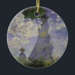Décoration En Céramique Woman with Parasol by Claude Monet, Vintage Art<br><div class="desc">The Stroll, Camille Monet and Her Son Jean (Woman with a Parasol) (1875) by Claude Monet is a vintage impressionist fine art family portrait painting. A mother taking a walk with her young child in a field or spring meadow. She is holding a sun umbrella and wearing a beautiful dress...</div>