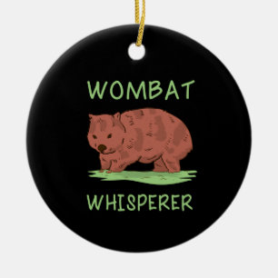 Décoration En Céramique Wombat Whisperer