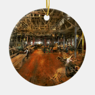 Décoration En Céramique Woodworker - Commission 1905