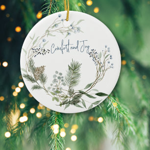 Décoration En Céramique Wreath de berry d'hiver