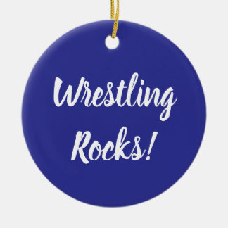 Décoration En Céramique Wrestling Rocks Ornament