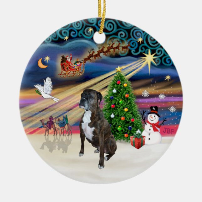 Décoration En Céramique Xams Magic - Boxer (broche 2) (Devant)