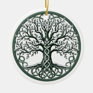Décoration En Céramique Yggdrasil celtic Tree of Life Ornament