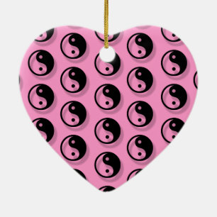 Décoration En Céramique Yin Et Yang Motif