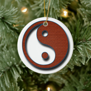Décoration En Céramique Yin Yang par Shirley Taylor