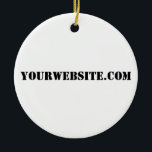 Décoration En Céramique YourWebSite.com<br><div class="desc">"YourWebSite.com" Remplacez l'adresse .com par votre adresse Web. Ajoutez tout autre slogan ou texte.</div>