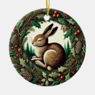 Décoration En Céramique Yule Hare