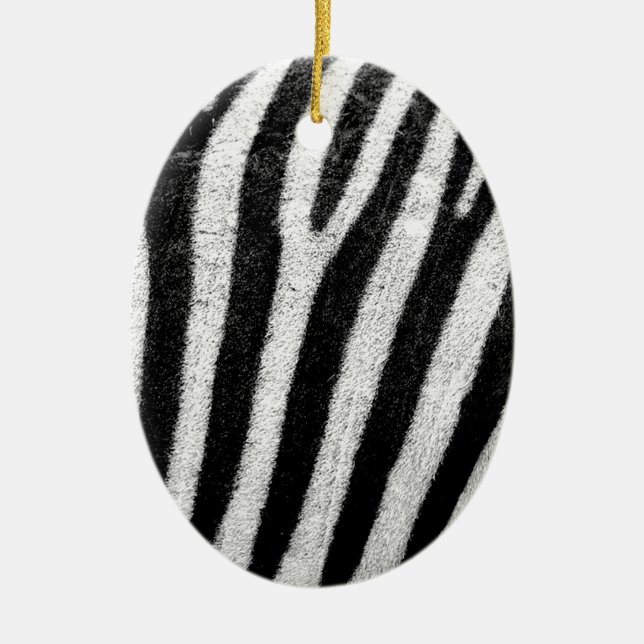 Décoration En Céramique zebra Stripes (Devant)