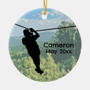 Décoration En Céramique Zipline Adventure