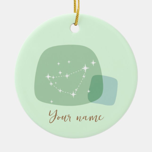 Décoration En Céramique Zodiac Capricorne (Devant)