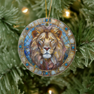 Décoration En Céramique Zodiaque - Lion le Lion