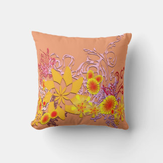 Décoration Fleurs Coussin Mojo américain