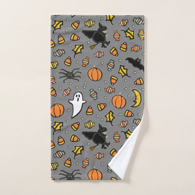Décoration Halloween (Serviette à main)