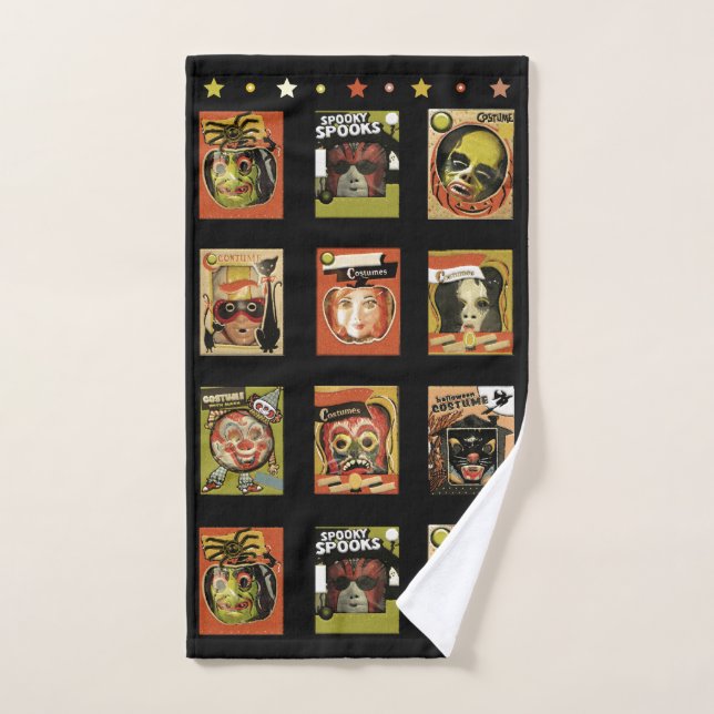 Décoration Halloween vintage (Serviette à main)