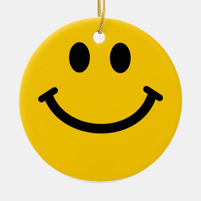 Décoration jaune d'ornement de visage (Devant)