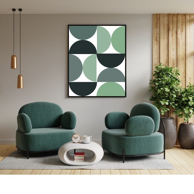 Décoration murale bohème vert sauge Poster décorat (Créateur téléchargé)