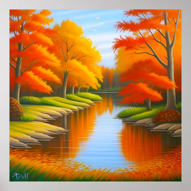 Décoration murale d'automne pour une ambiance cosy (Devant)