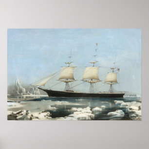 Décoration murale de bateau maritime antique voile