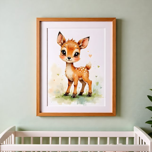 Décoration murale de crèche cerf – Chambre bébé bo (Créateur téléchargé)