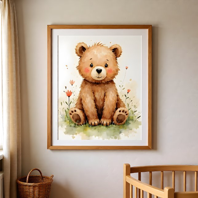 Décoration murale de crèche ours – Chambre de bébé (Créateur téléchargé)