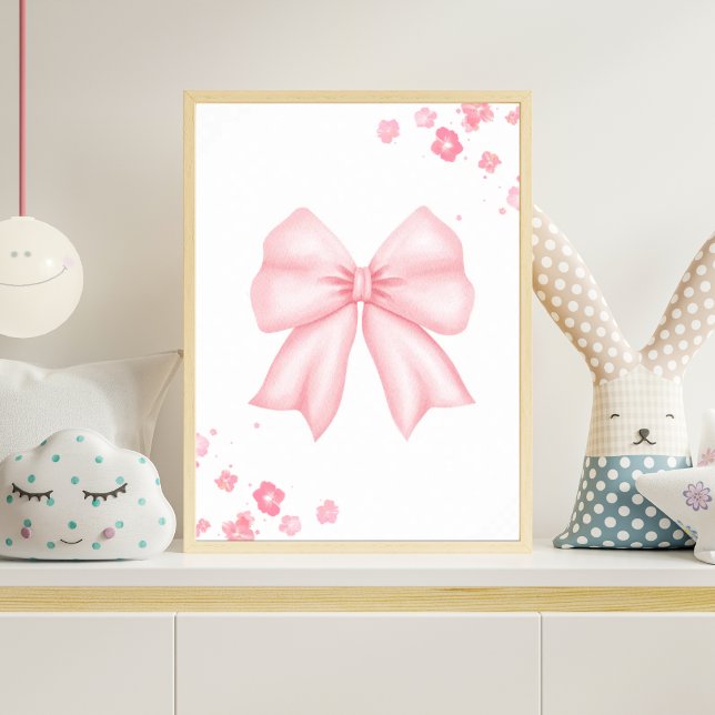 Décoration murale de nurserie en forme d'arc rose  (Créateur téléchargé)