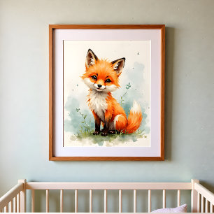 Décoration murale de nurserie renard – Chambre de