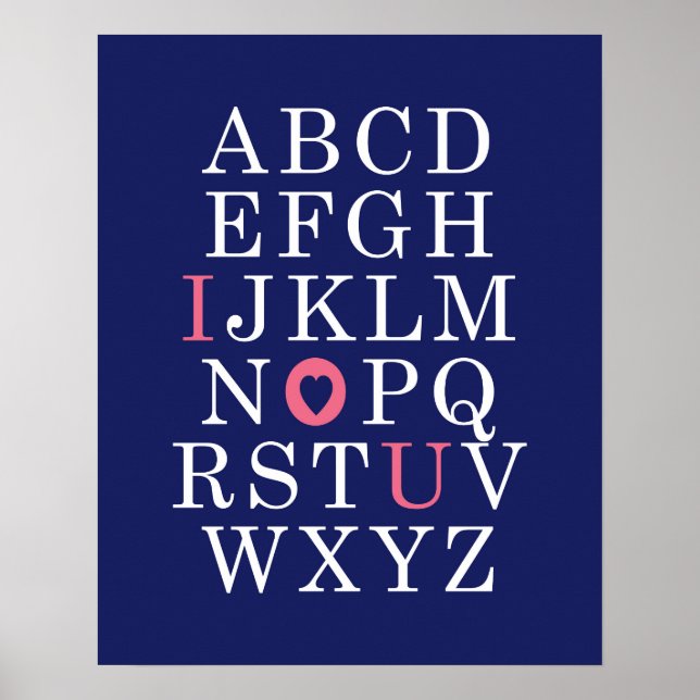 décoration murale de nursery alphabet rose bébé fi (Devant)