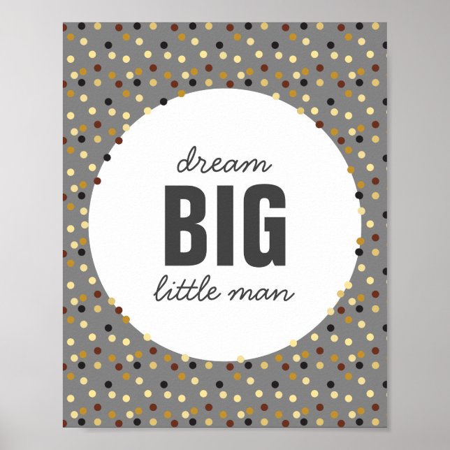 Décoration murale de nursery pour petit homme Rêve (Devant)