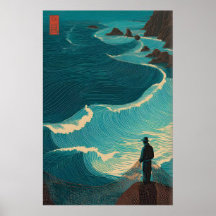 Décoration murale de pêcheur en mer - Pêcheur soli