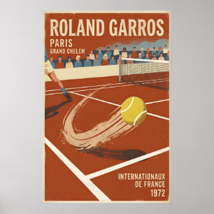 Décoration murale de tennis Roland Garros972 - Bei