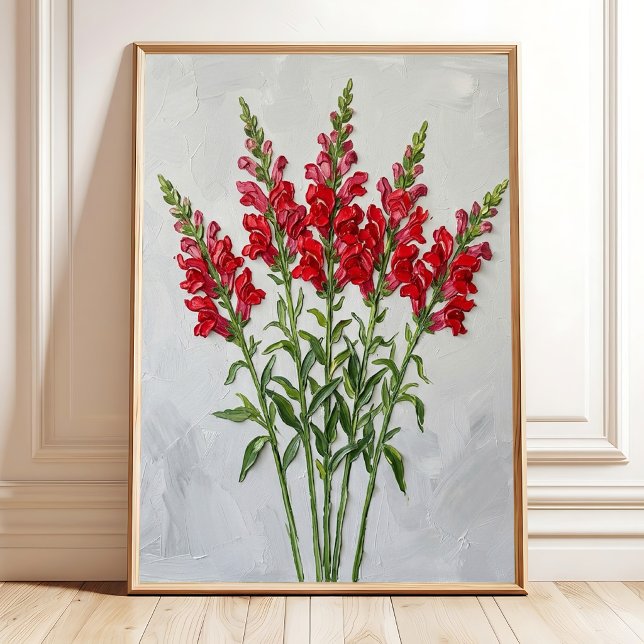 Décoration murale florale moderne sur toile pour l (Créateur téléchargé)