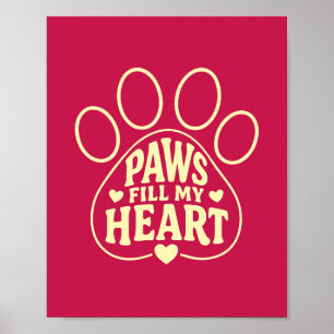 Décoration murale pour amoureux de chiens - Typogr