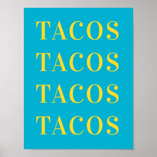 Décoration murale Tacos Tacos, Affiche de chambre  (Devant)