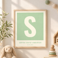 Décoration personnalisée de mur de nurserie avec p