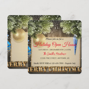 Décoration pour la carte de vacances de l'arbre de