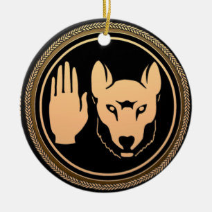 Décoration tribale personnalisée de l'ornement du